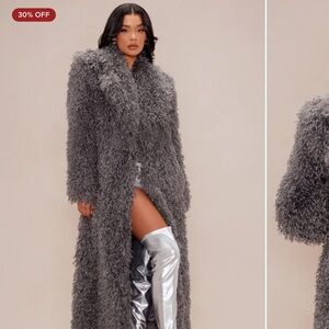 Fashion Nova Freya Faux Fur Coat